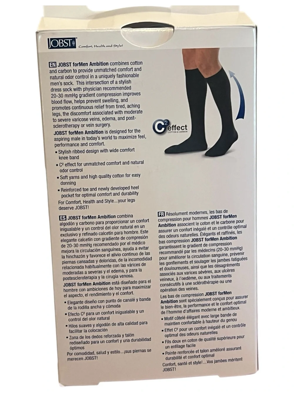 JOBST NEW Men Ambition Medical Compression Socks 20-30 mmHg. Size 5. (L)